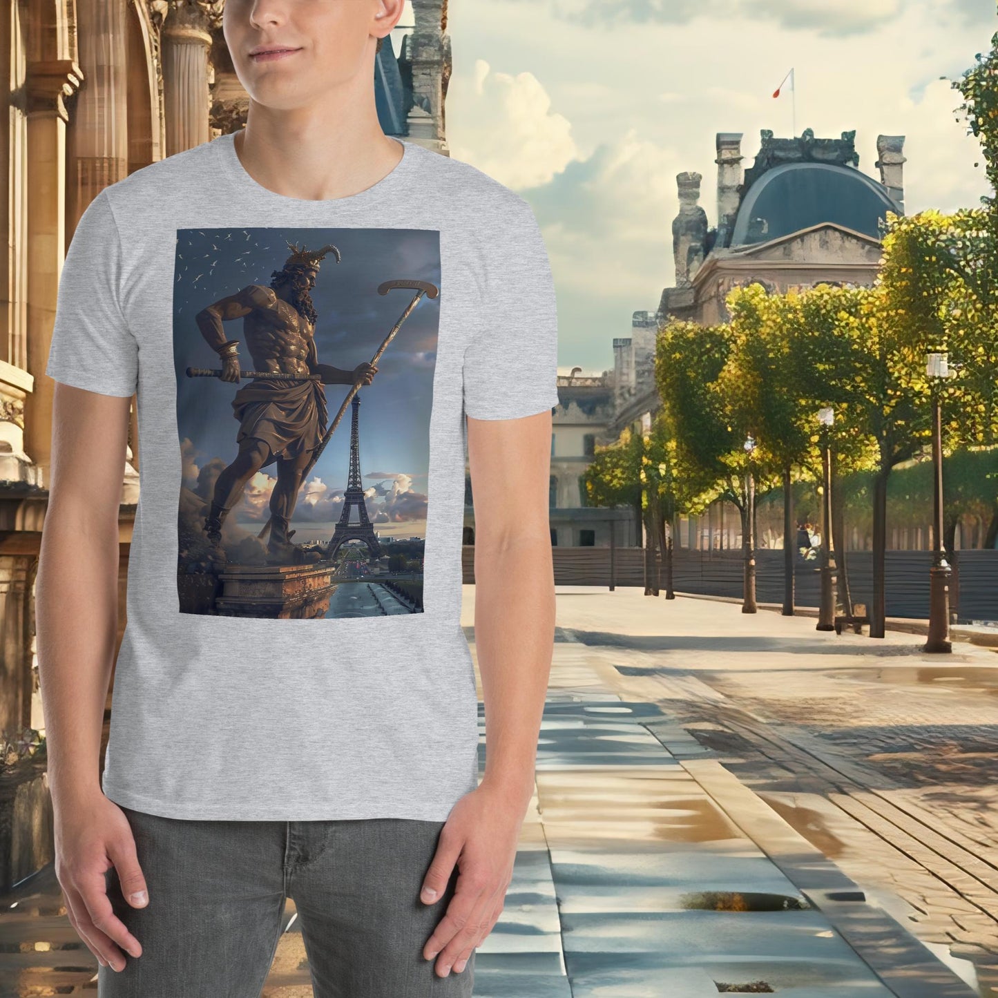 Eishockey-T-Shirt Zeus für die Olympischen Spiele in Paris