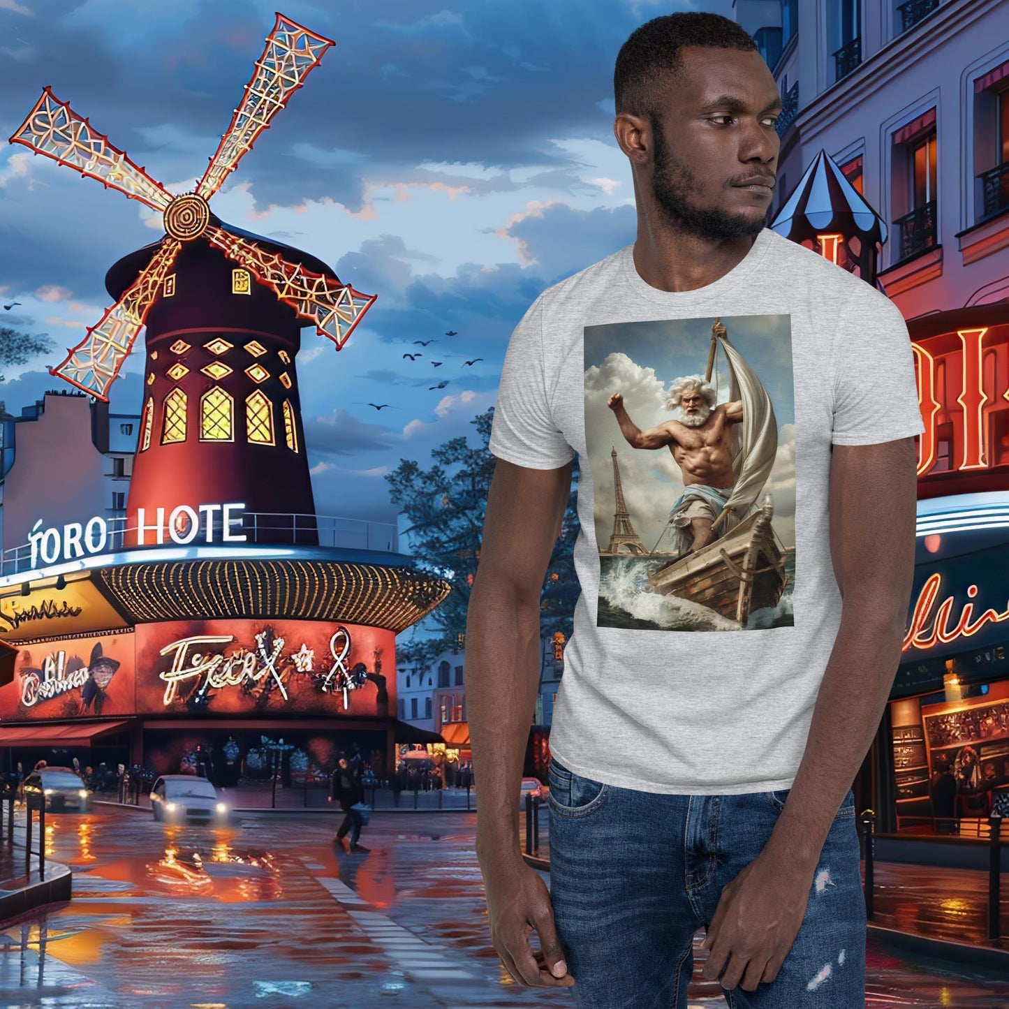 T-Shirt Zeus für die Olympischen Spiele in Paris