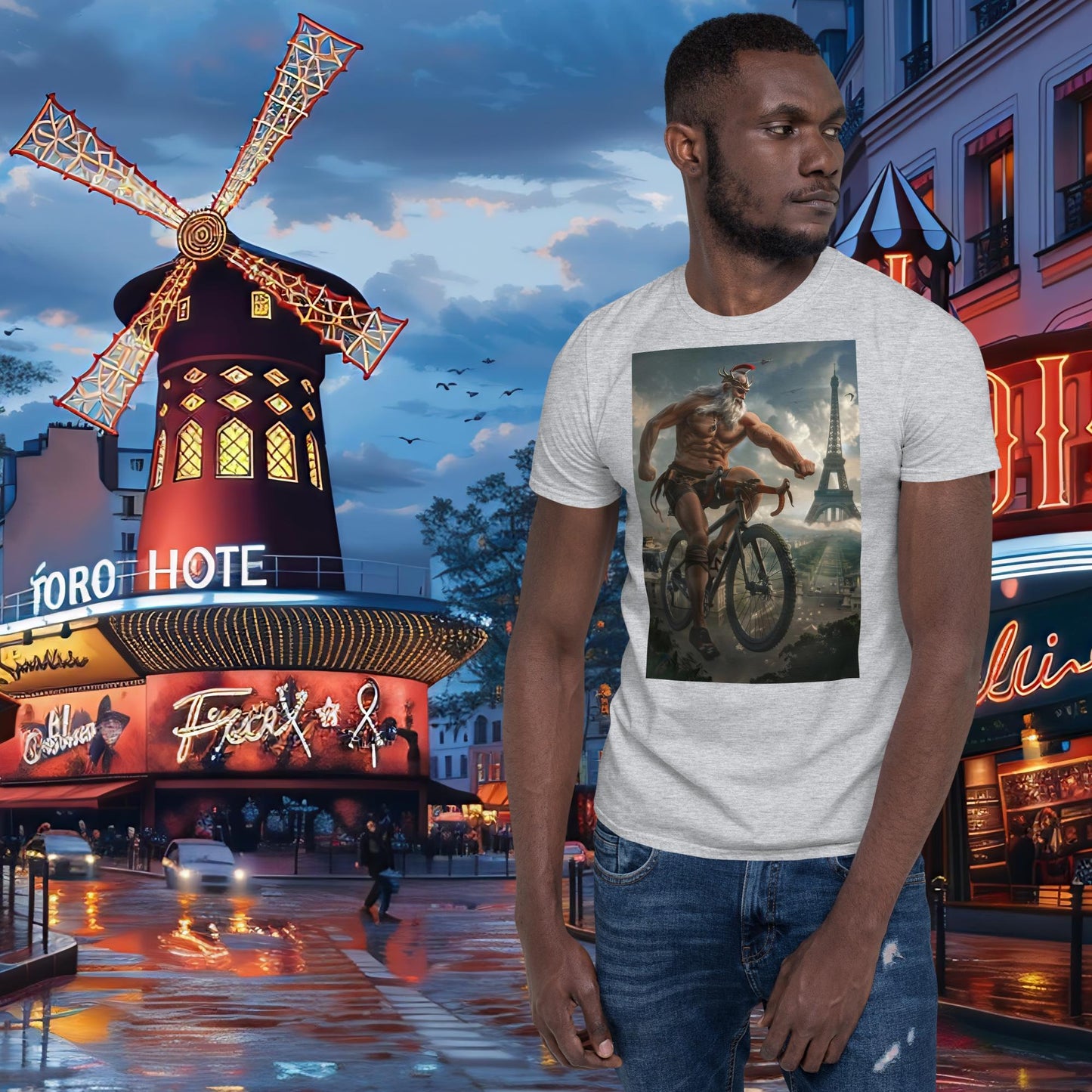 T-shirt Zeus pour cyclisme sur piste des Jeux Olympiques de Paris