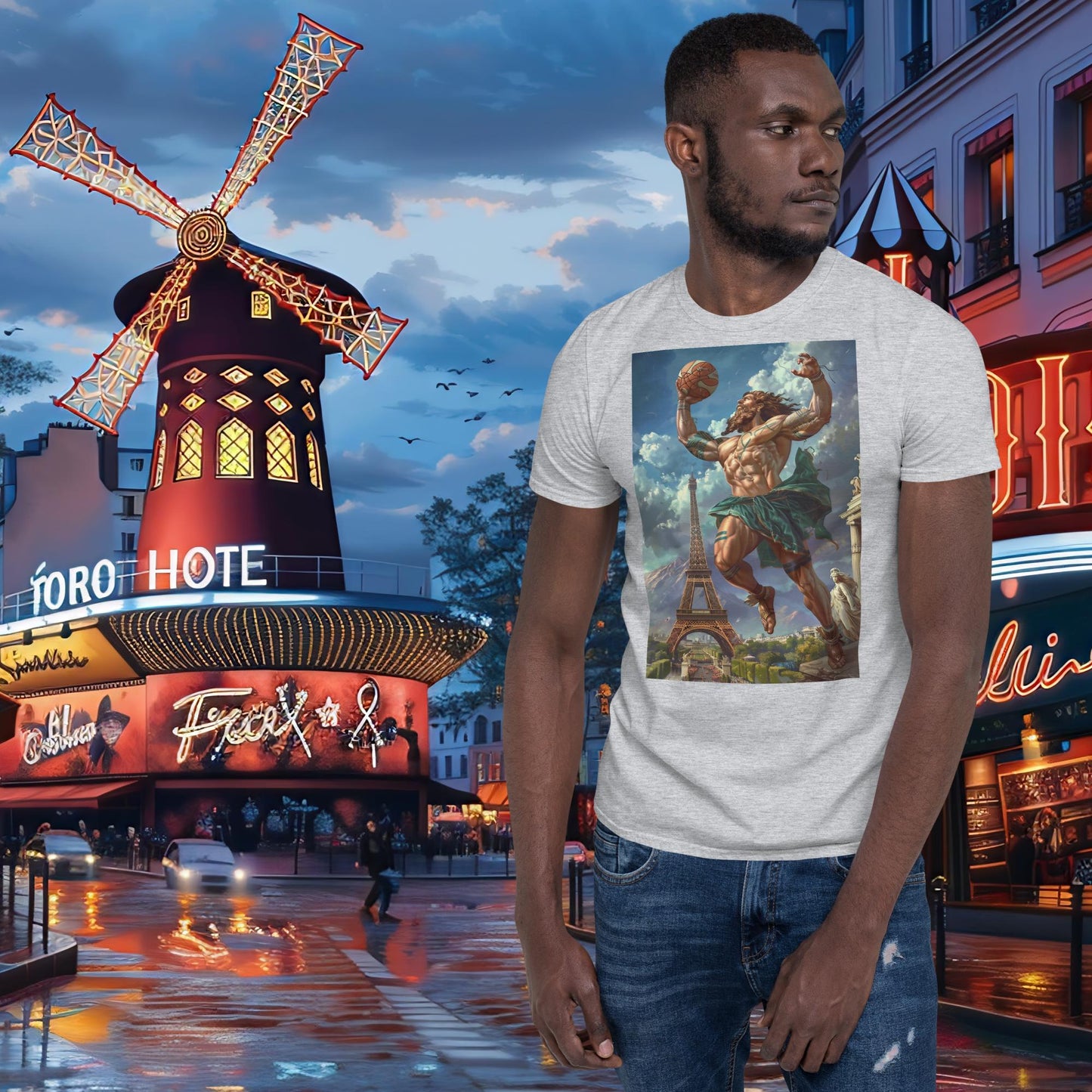 Paris Olympics Handball Zeus T-Shirt