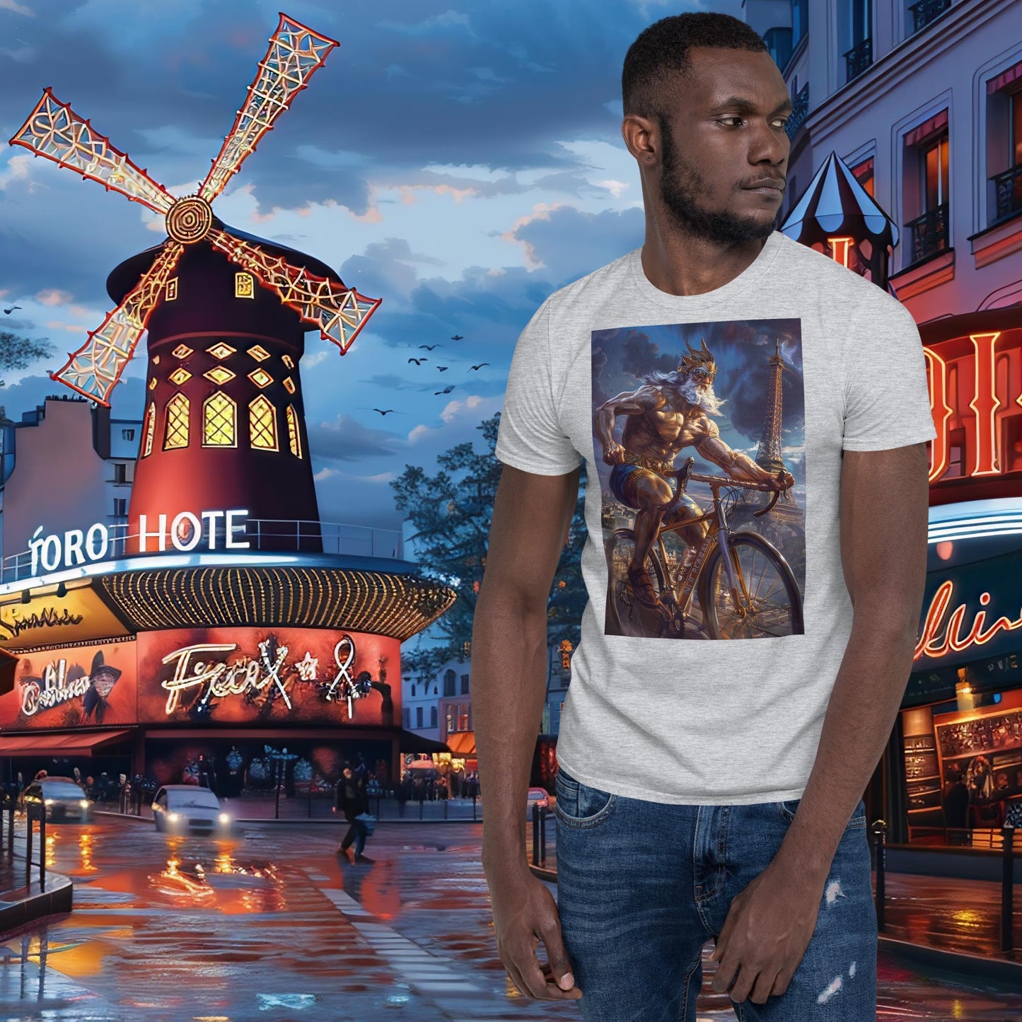 Paris Olympics Road Cycling Zeus T-Shirt