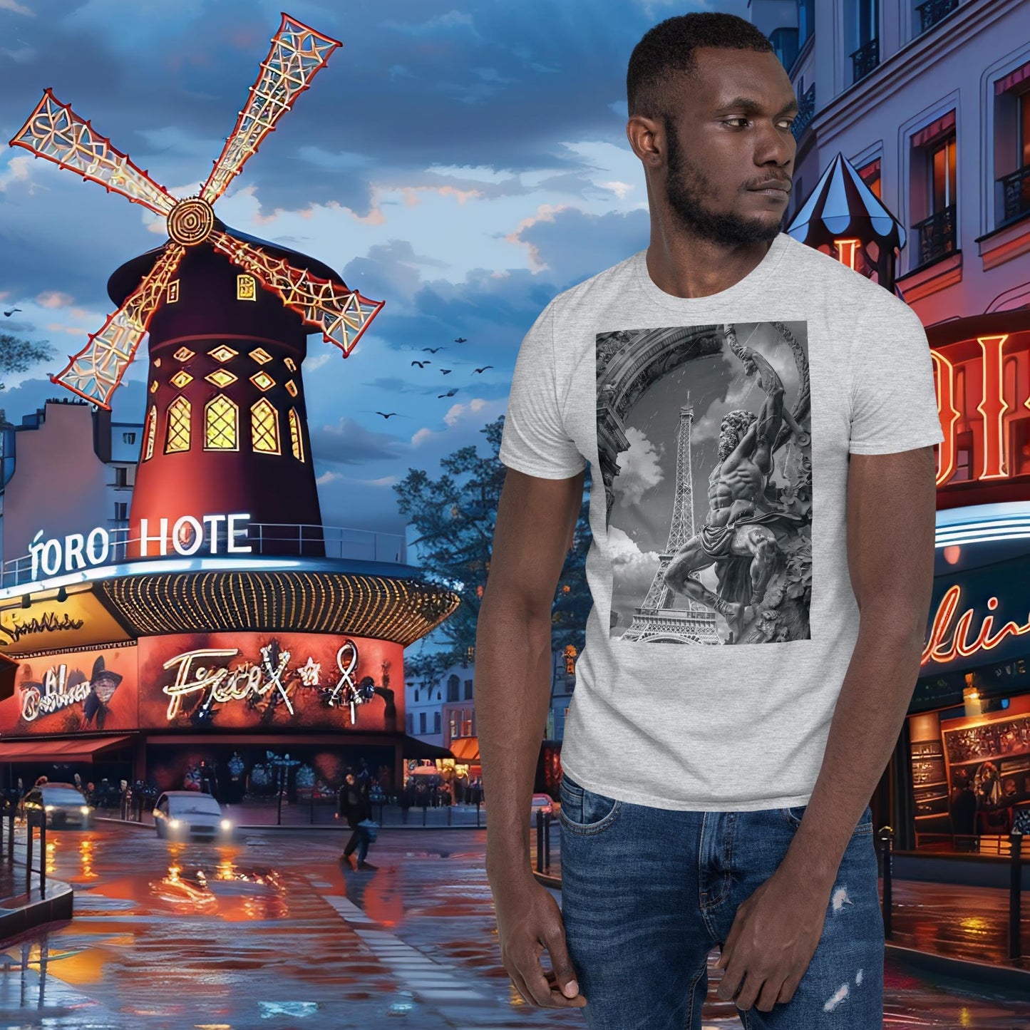 T-shirt Zeus de gymnastique des Jeux Olympiques de Paris