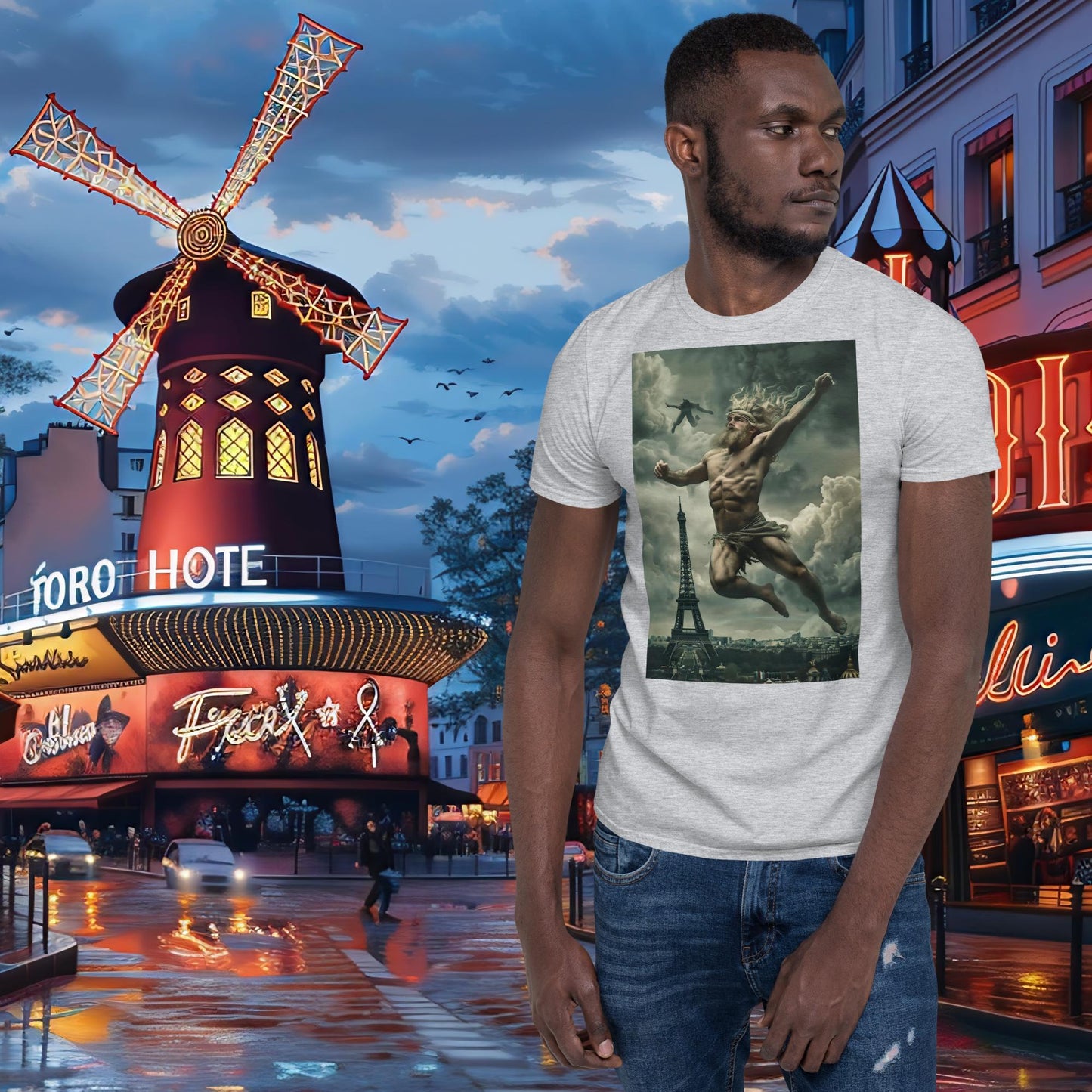 T-shirt Zeus de gymnastique des Jeux Olympiques de Paris