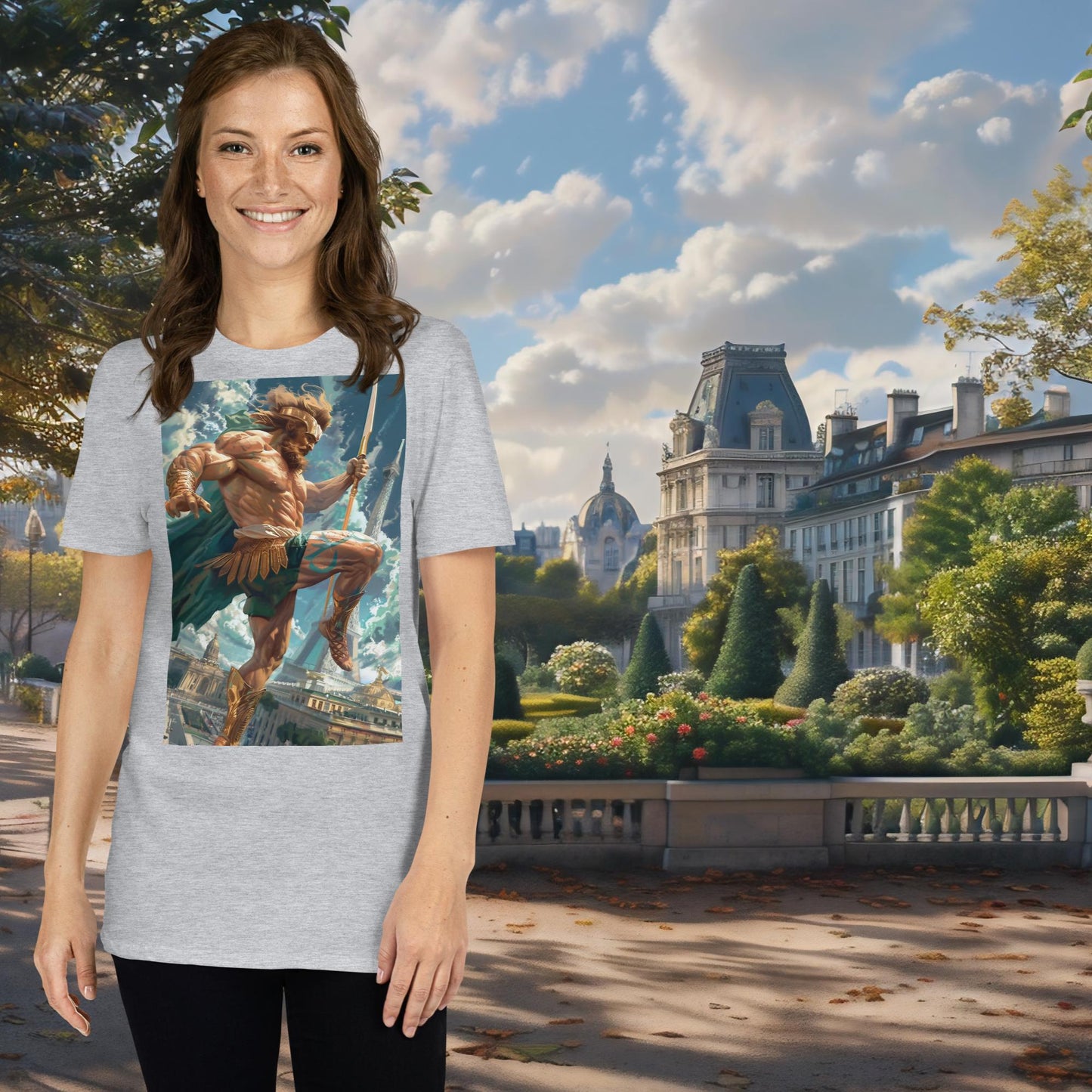 Paris Olympics Athletics Zeus T-Shirt