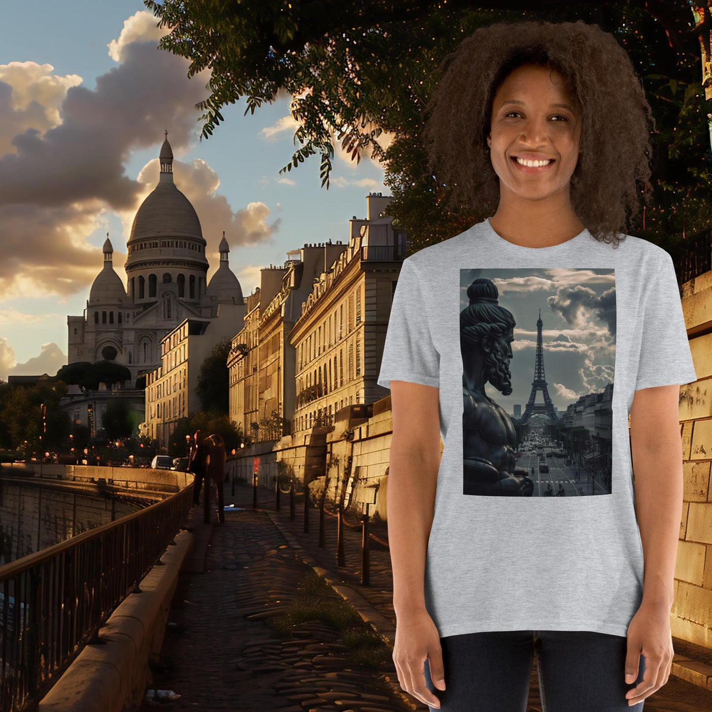 Paris Olympics Running Zeus T-Shirt