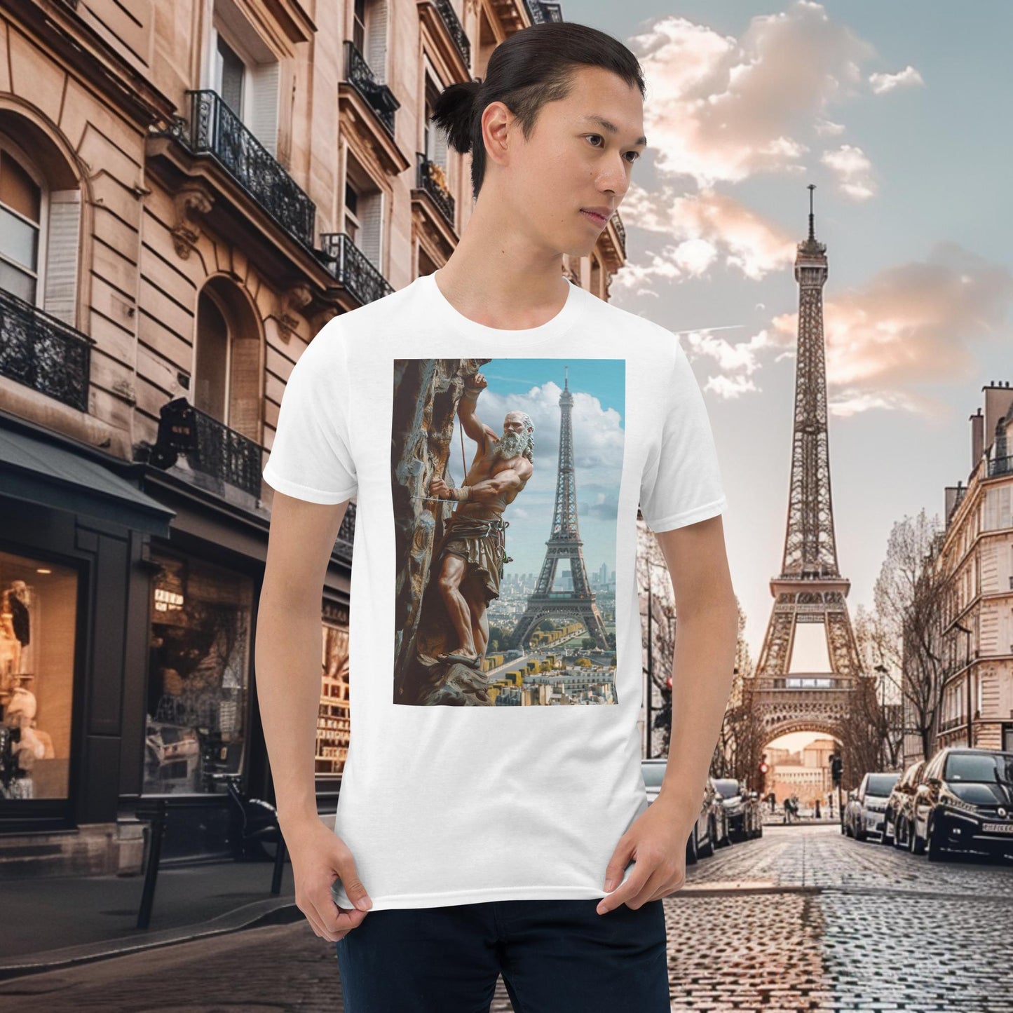 T-Shirt „Klettern Zeus“ für die Olympischen Spiele in Paris