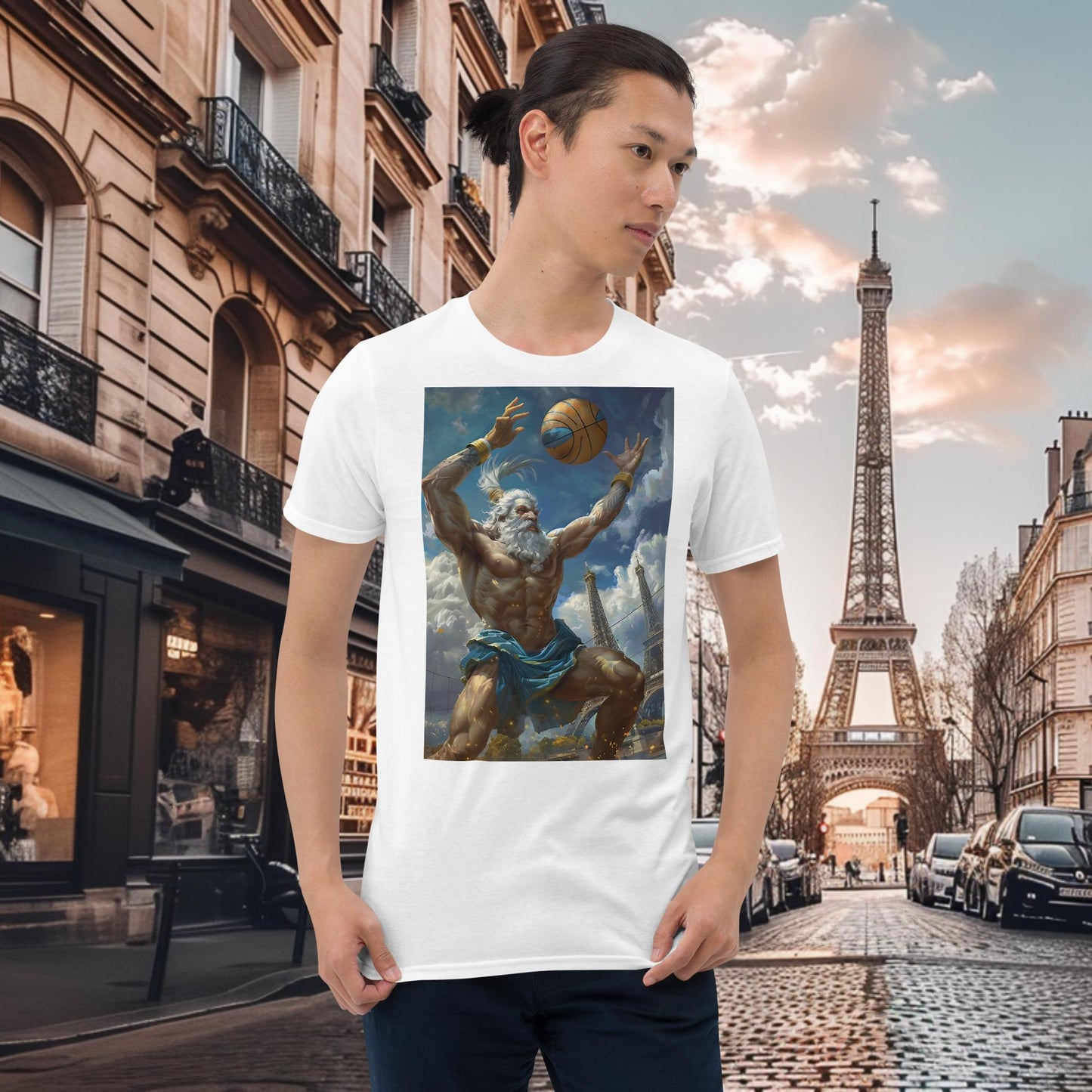 Volleyball-Zeus der Olympischen Spiele in Paris T-Shirt