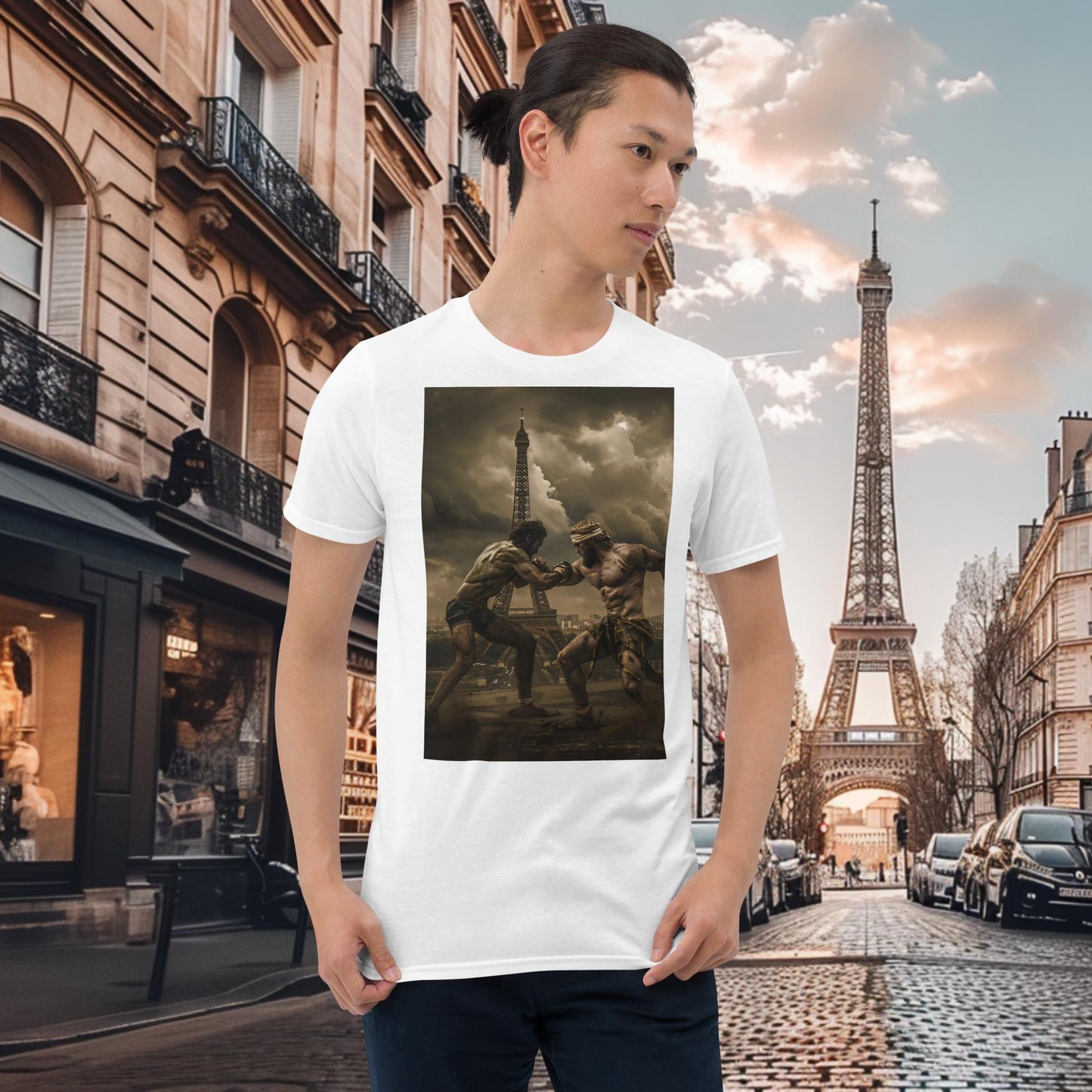 Paris Olympics Wrestling Zeus T-Shirt