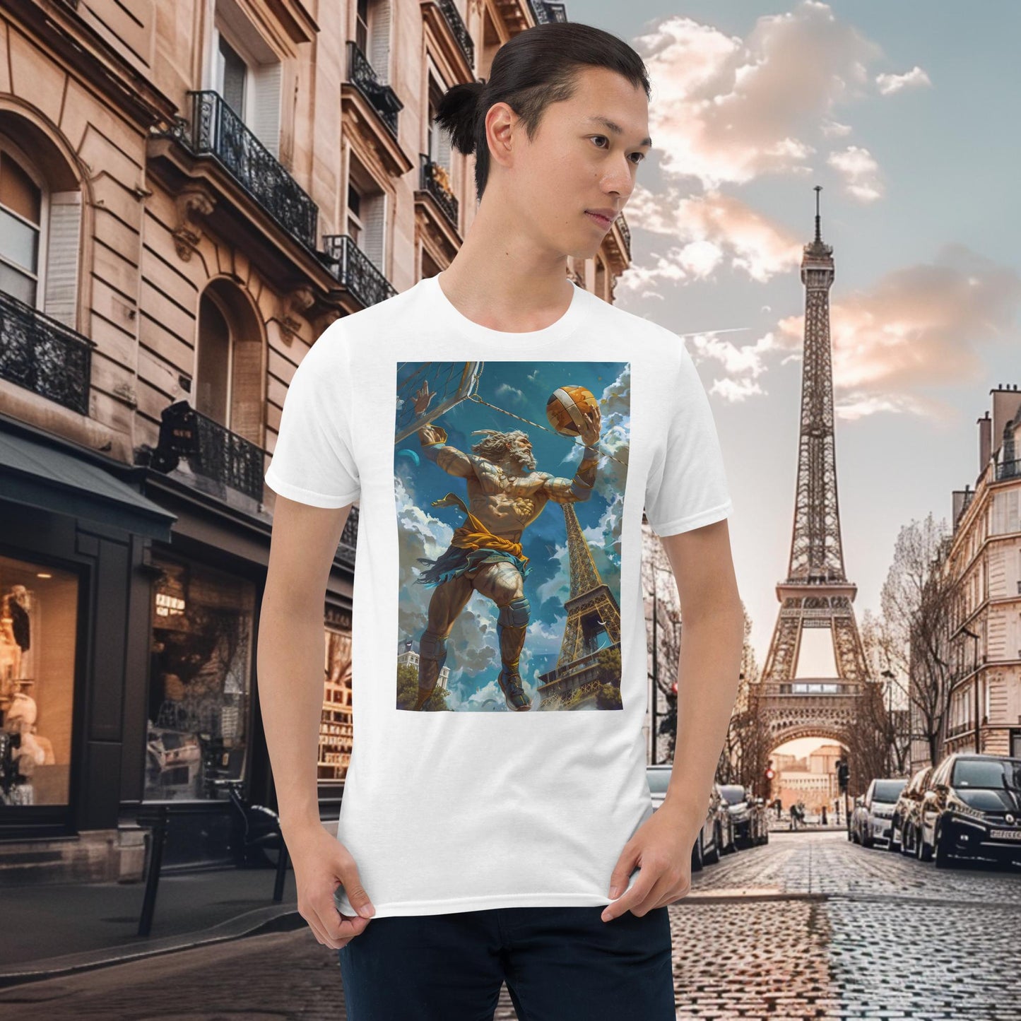 Paris Olympics Volley Ball Zeus T-Shirt