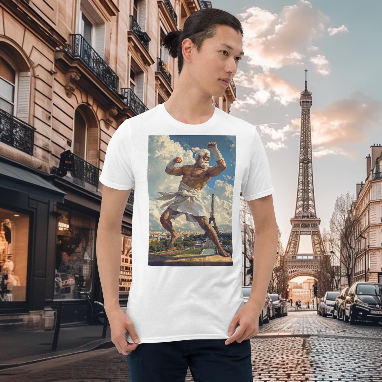 Olympia-Taekwondo-Zeus in Paris T-Shirt