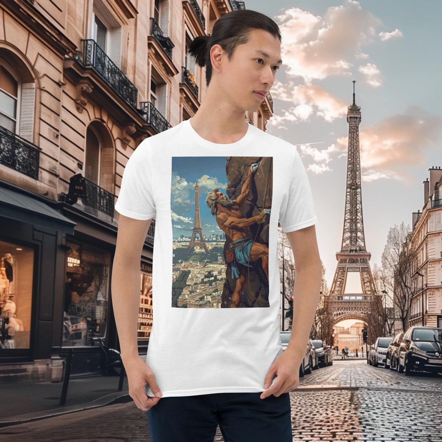 T-Shirt „Klettern Zeus“ für die Olympischen Spiele in Paris