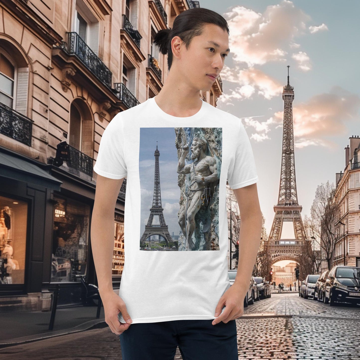 T-Shirt „Klettern Zeus“ für die Olympischen Spiele in Paris