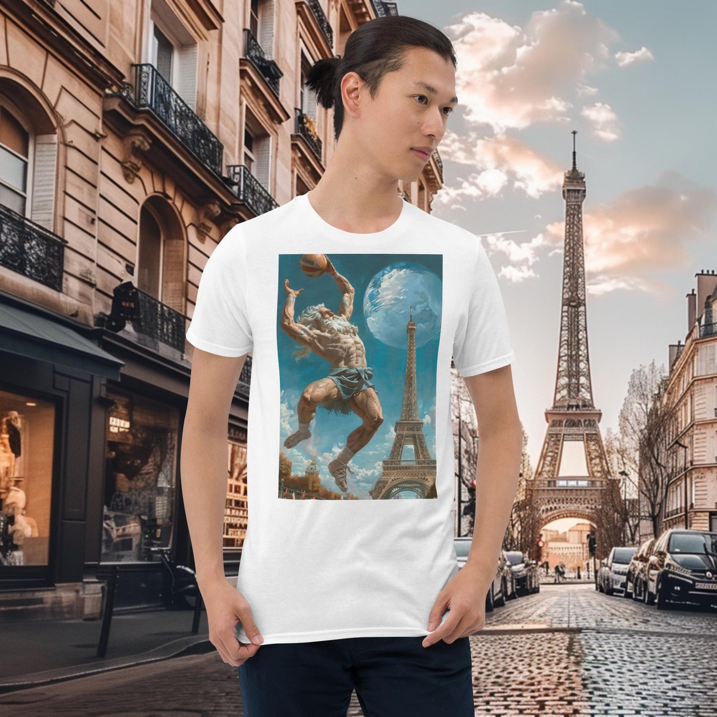 Volleyball-Zeus der Olympischen Spiele in Paris T-Shirt