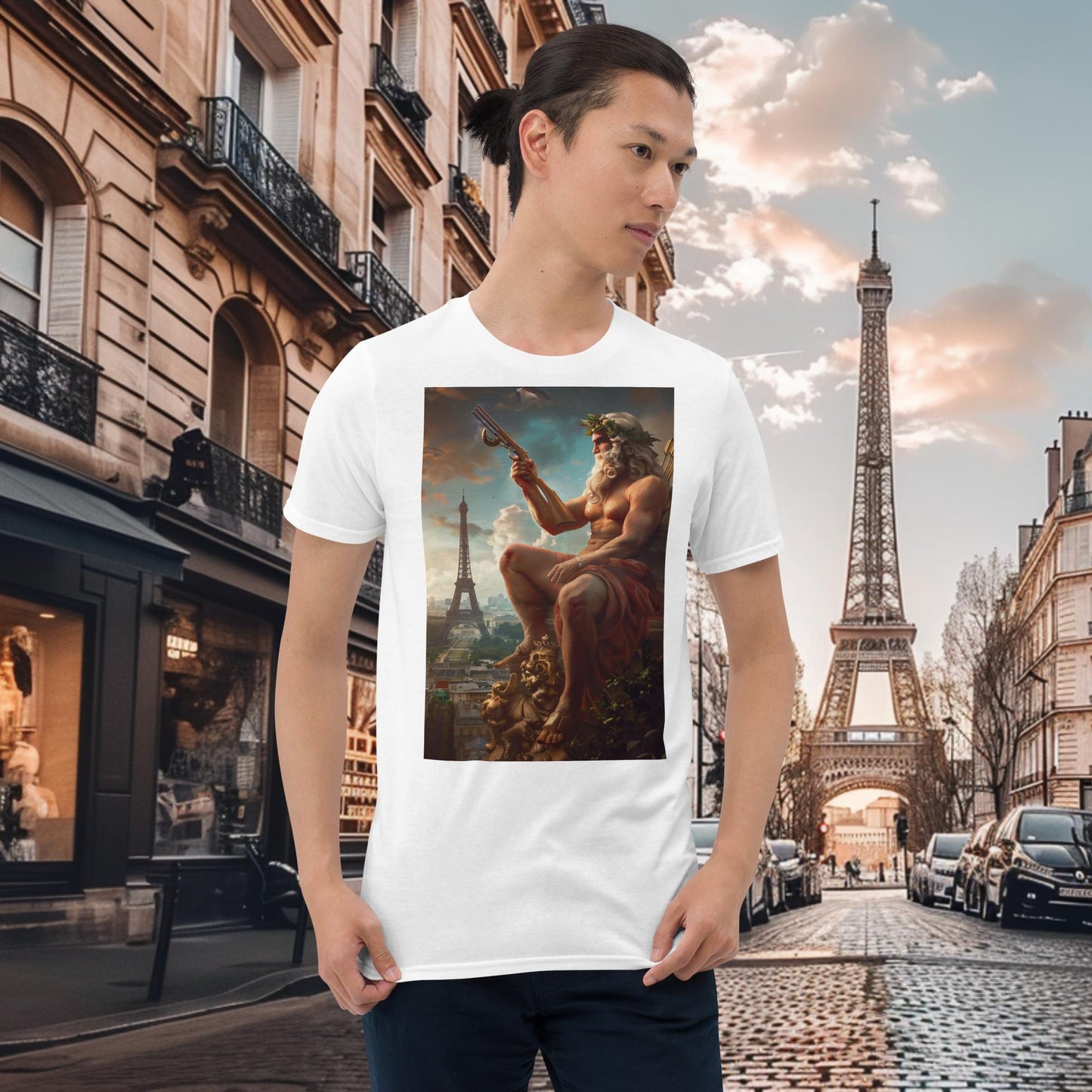 T-shirt Zeus de tir au fusil de chasse des Jeux Olympiques de Paris