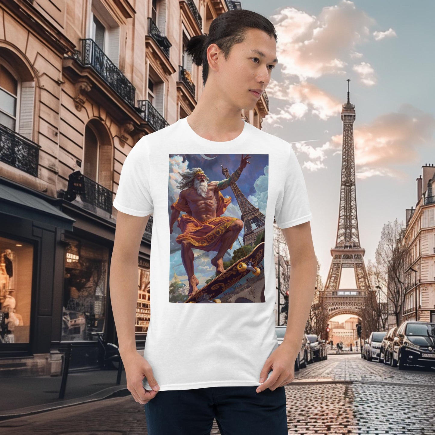 Olympische Spiele Paris Skateboarding Zeus T-Shirt