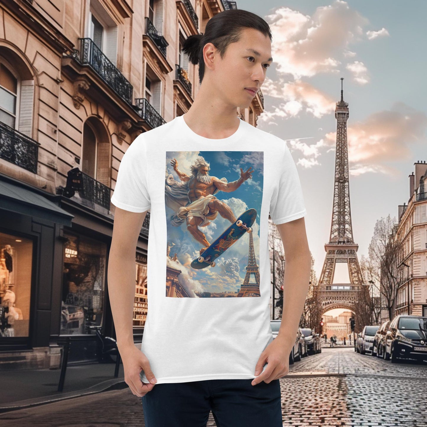 Olympische Spiele Paris Skateboarding Zeus T-Shirt