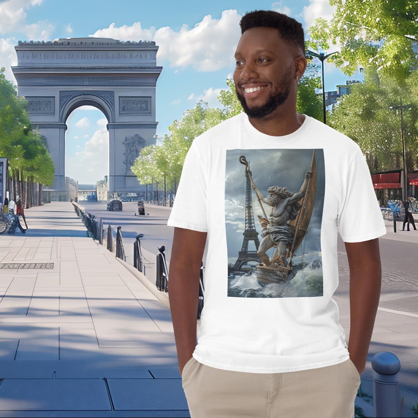 T-Shirt Zeus für die Olympischen Spiele in Paris