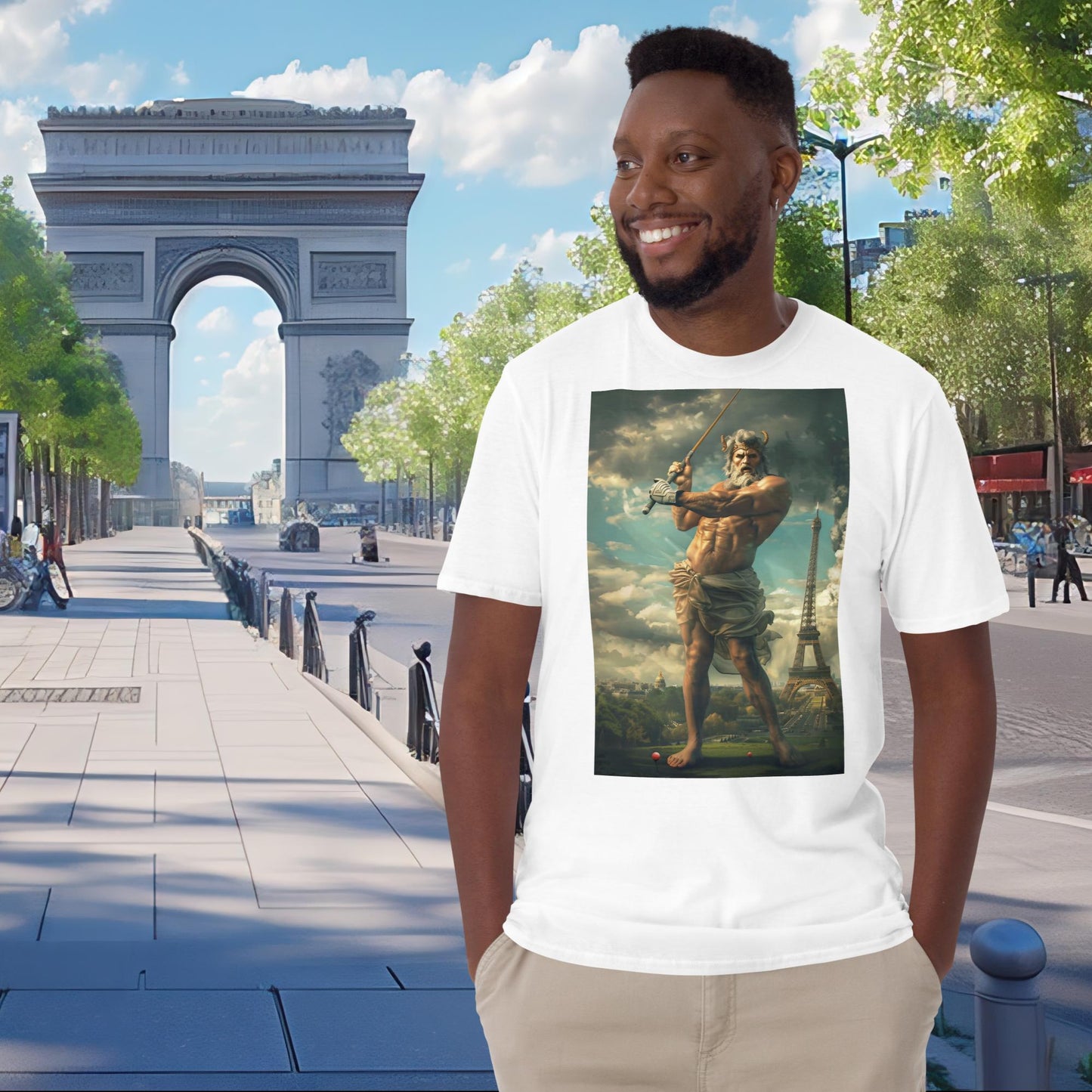 T-Shirt Golf Zeus für die Olympischen Spiele in Paris