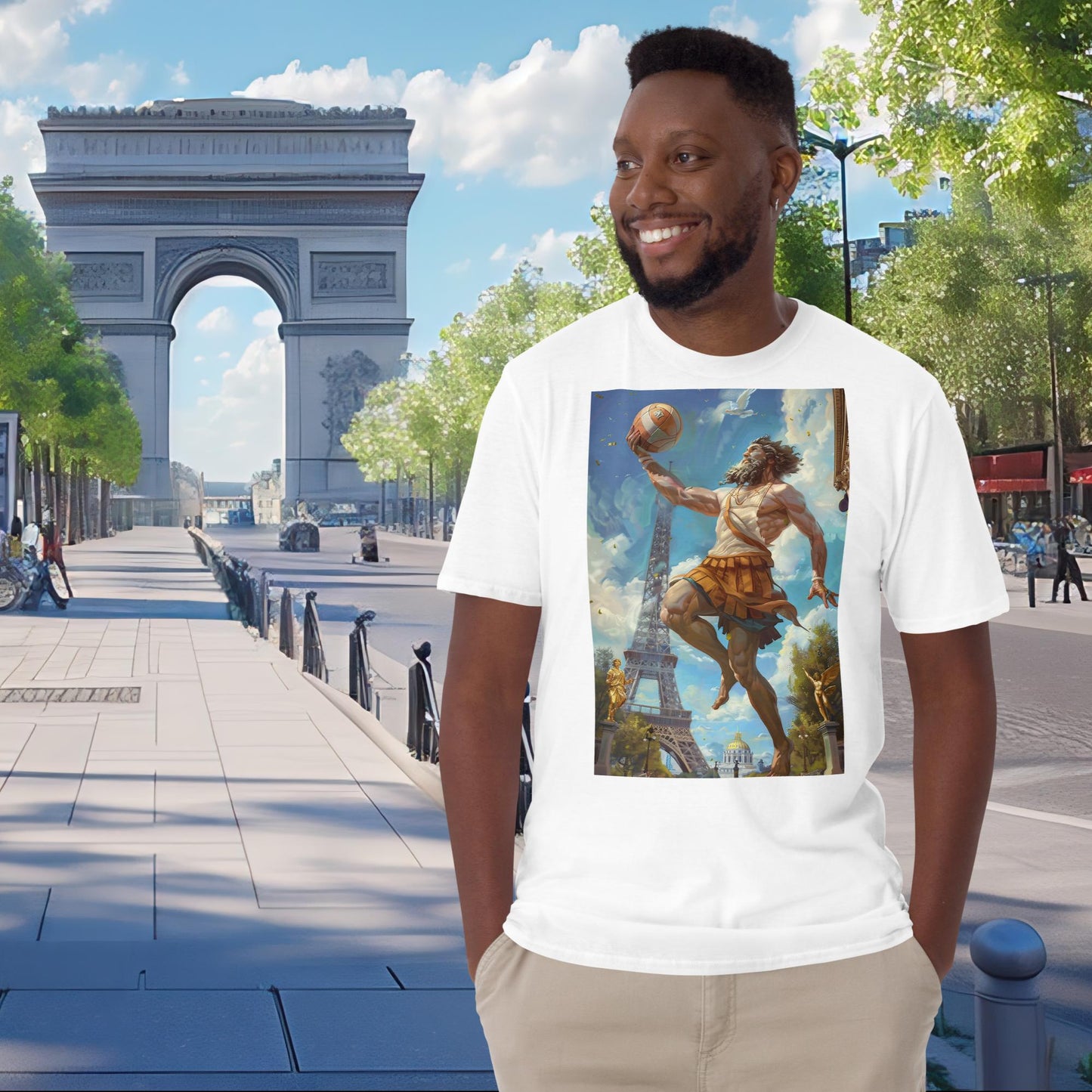 Handball-T-Shirt Zeus für die Olympischen Spiele in Paris