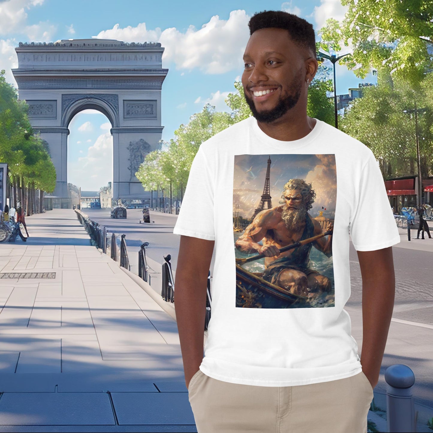 Olympia-Rudern-Zeus in Paris T-Shirt