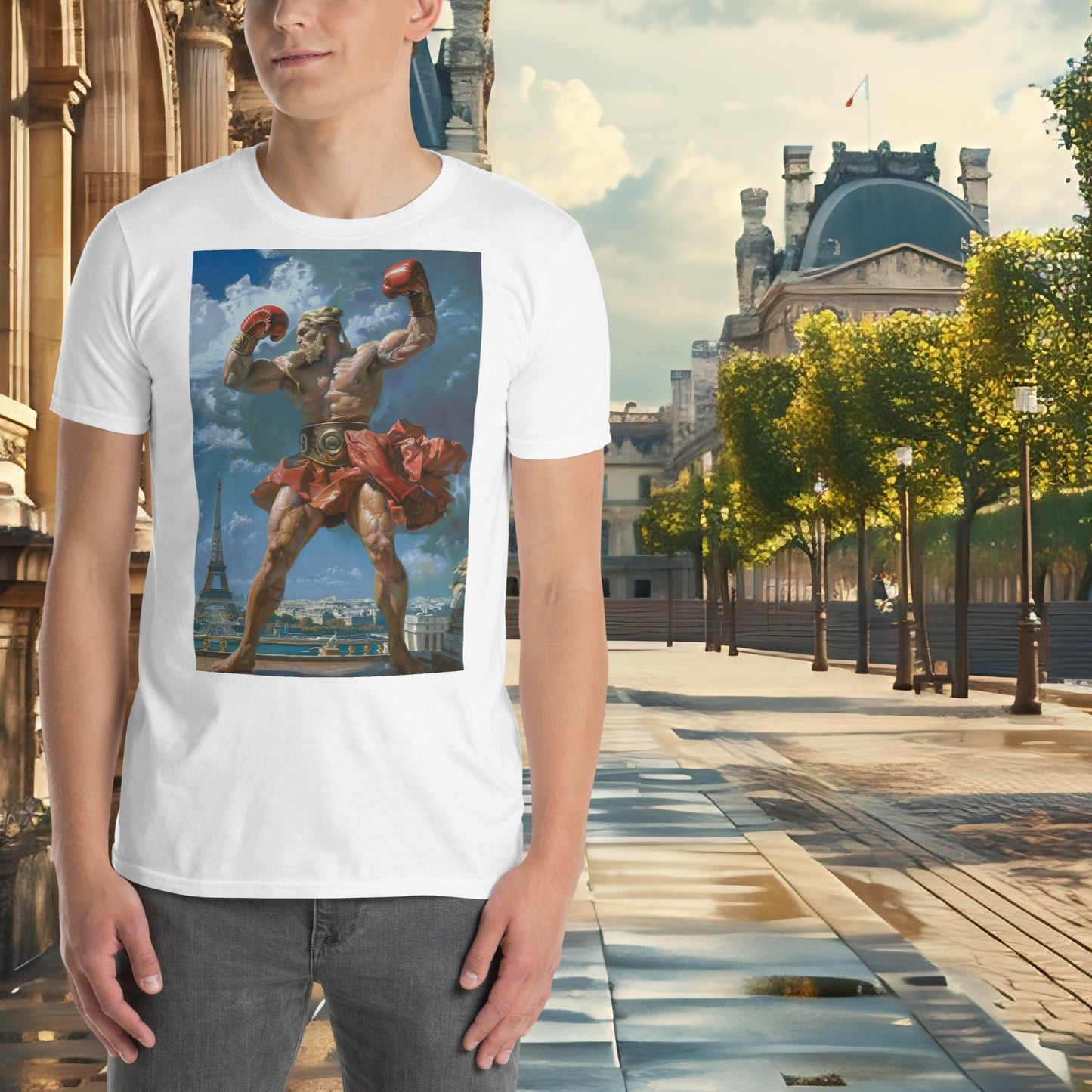 T-shirt Zeus de boxe Jeux Olympiques de Paris