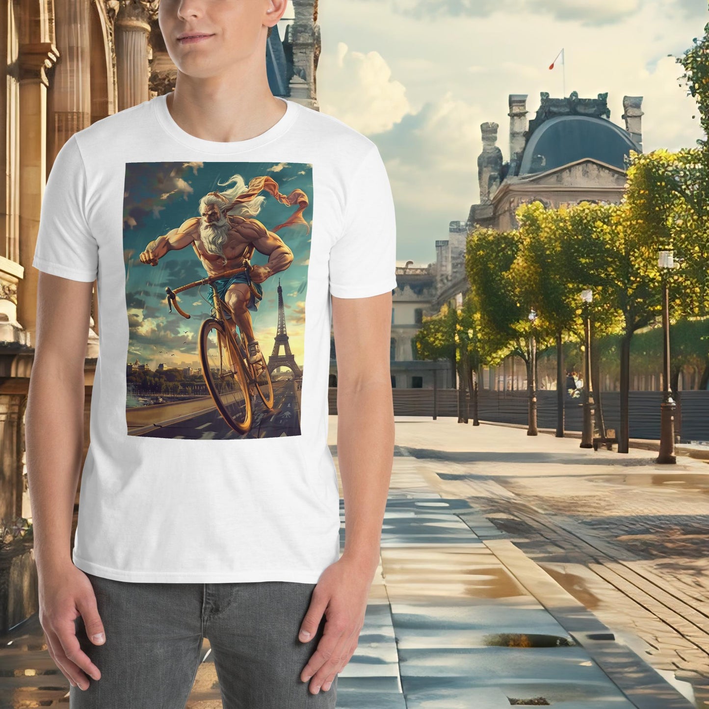 T-shirt Zeus pour cyclisme sur piste des Jeux Olympiques de Paris