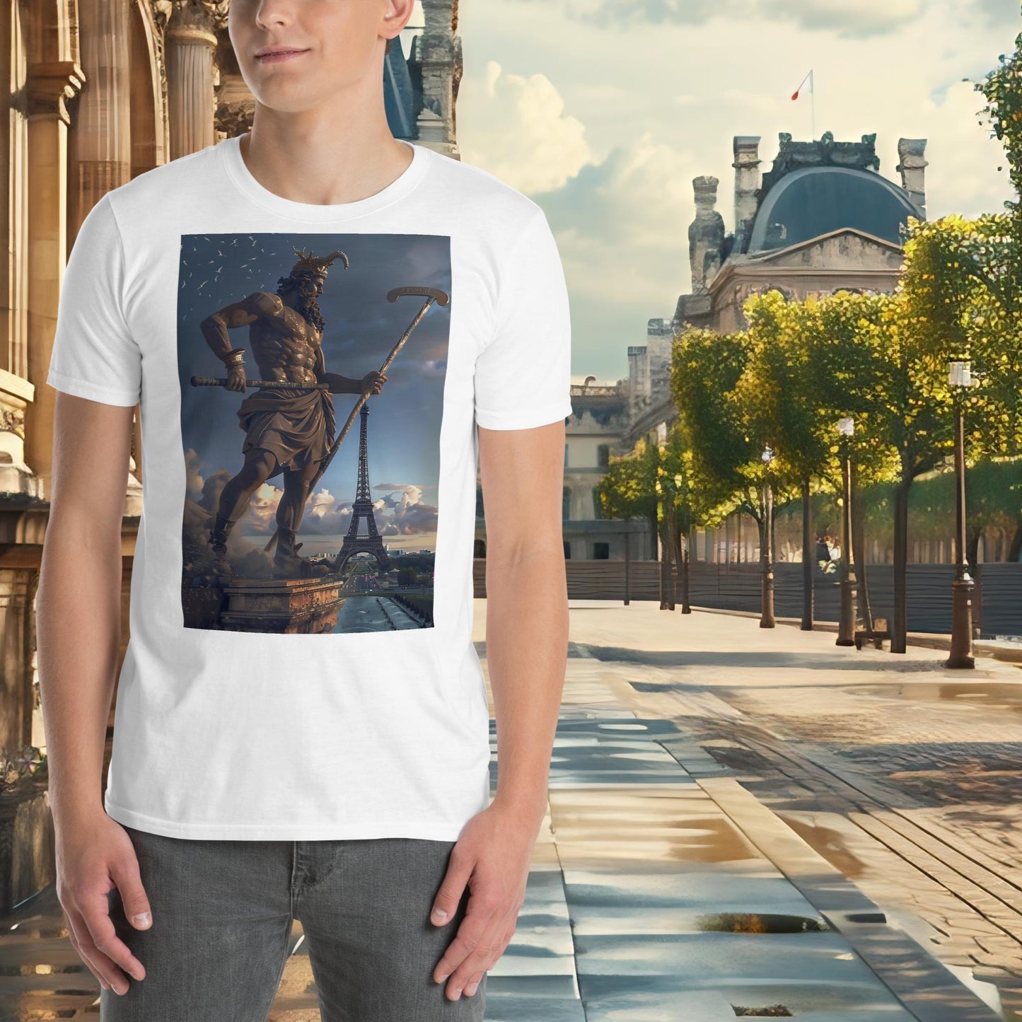 Eishockey-T-Shirt Zeus für die Olympischen Spiele in Paris