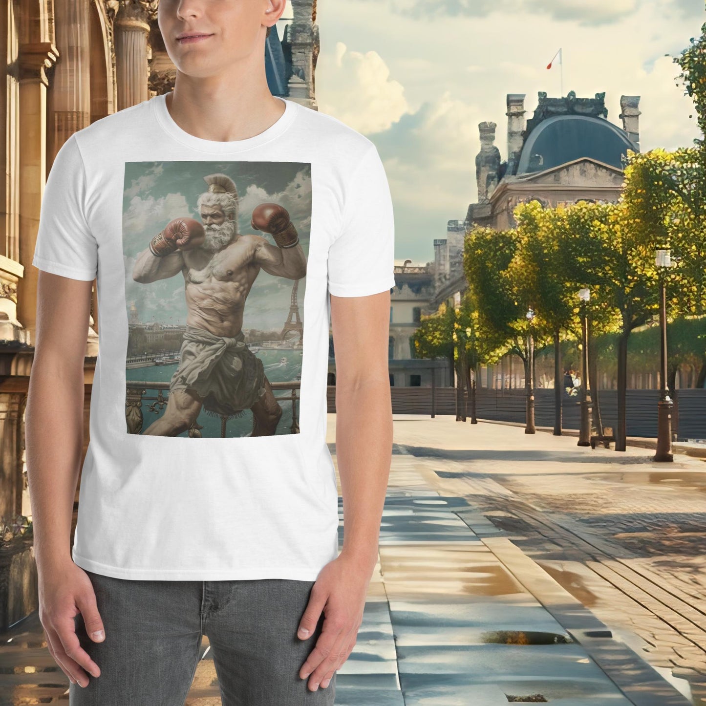 T-shirt Zeus de boxe Jeux Olympiques de Paris