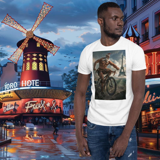 Zeus T-Shirt für Bahnradsportler bei den Olympischen Spielen in Paris