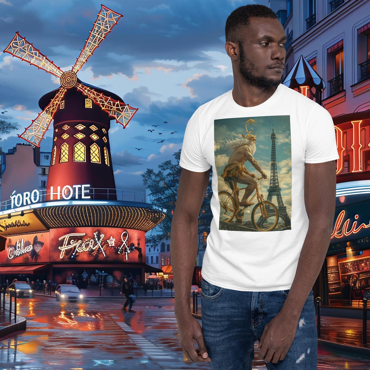 T-shirt Zeus pour cyclisme sur piste des Jeux Olympiques de Paris