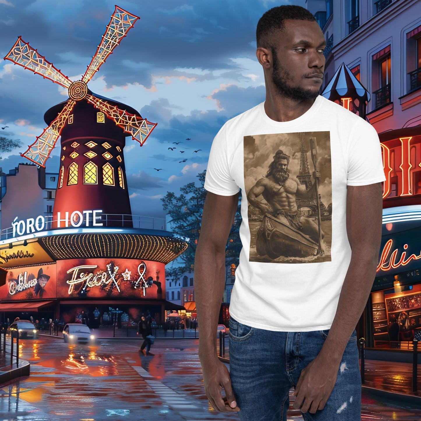 T-Shirt Zeus Canoë Jeux Olympiques de Paris