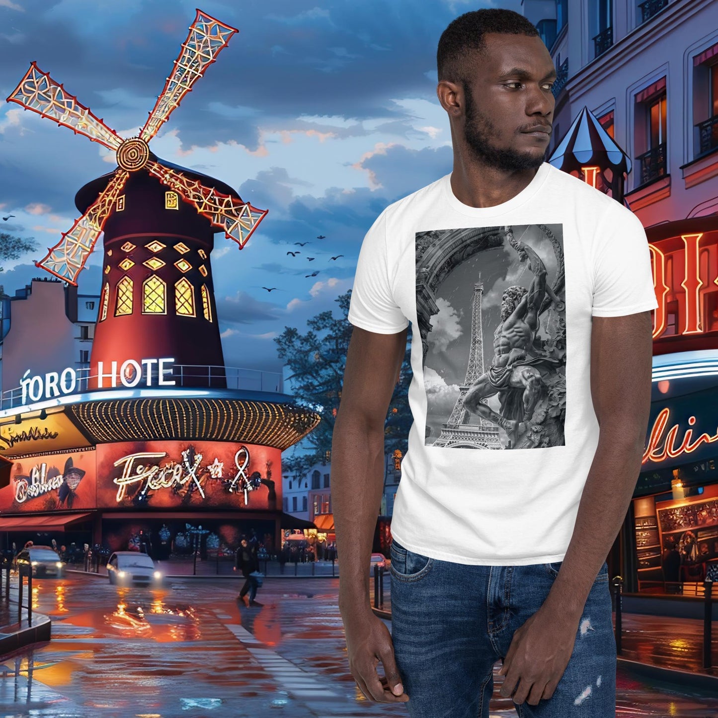 T-shirt Zeus de gymnastique des Jeux Olympiques de Paris