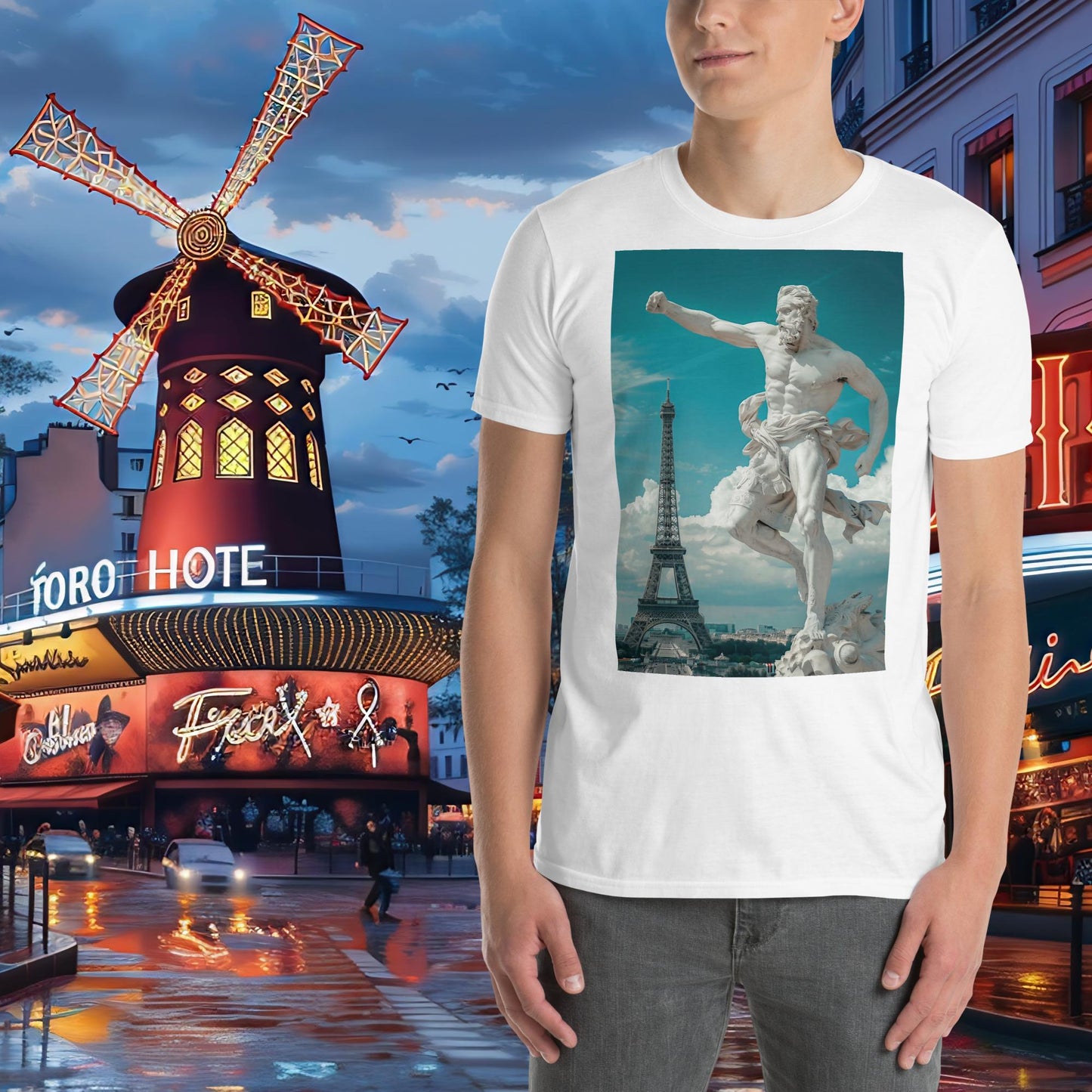 T-shirt Zeus de gymnastique des Jeux Olympiques de Paris