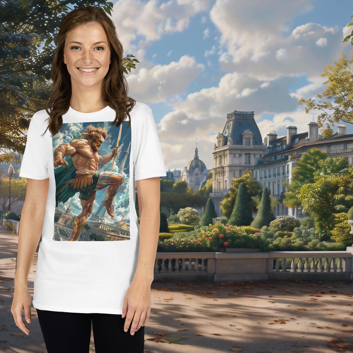 Paris Olympics Athletics Zeus T-Shirt