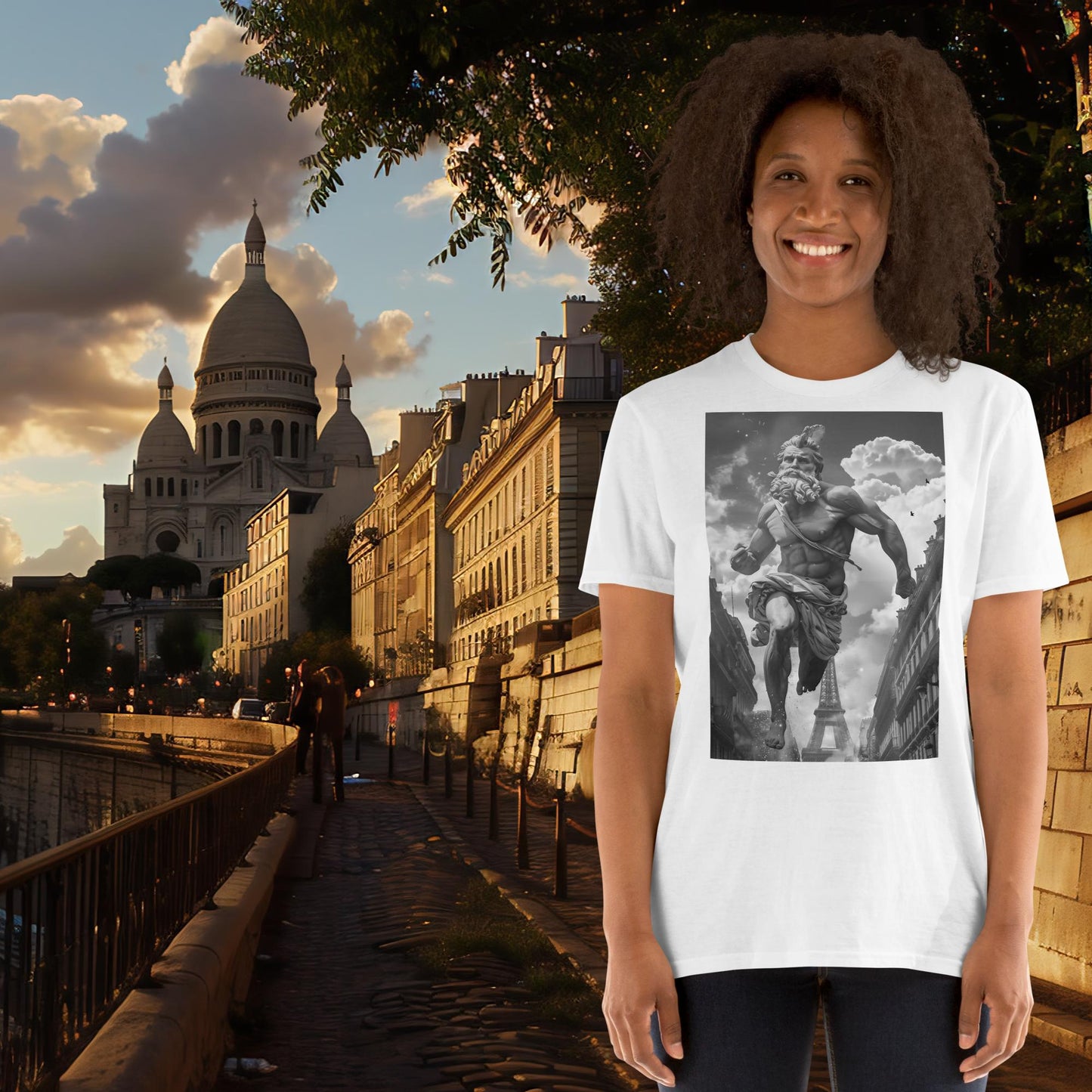 Paris Olympics Running Zeus T-Shirt