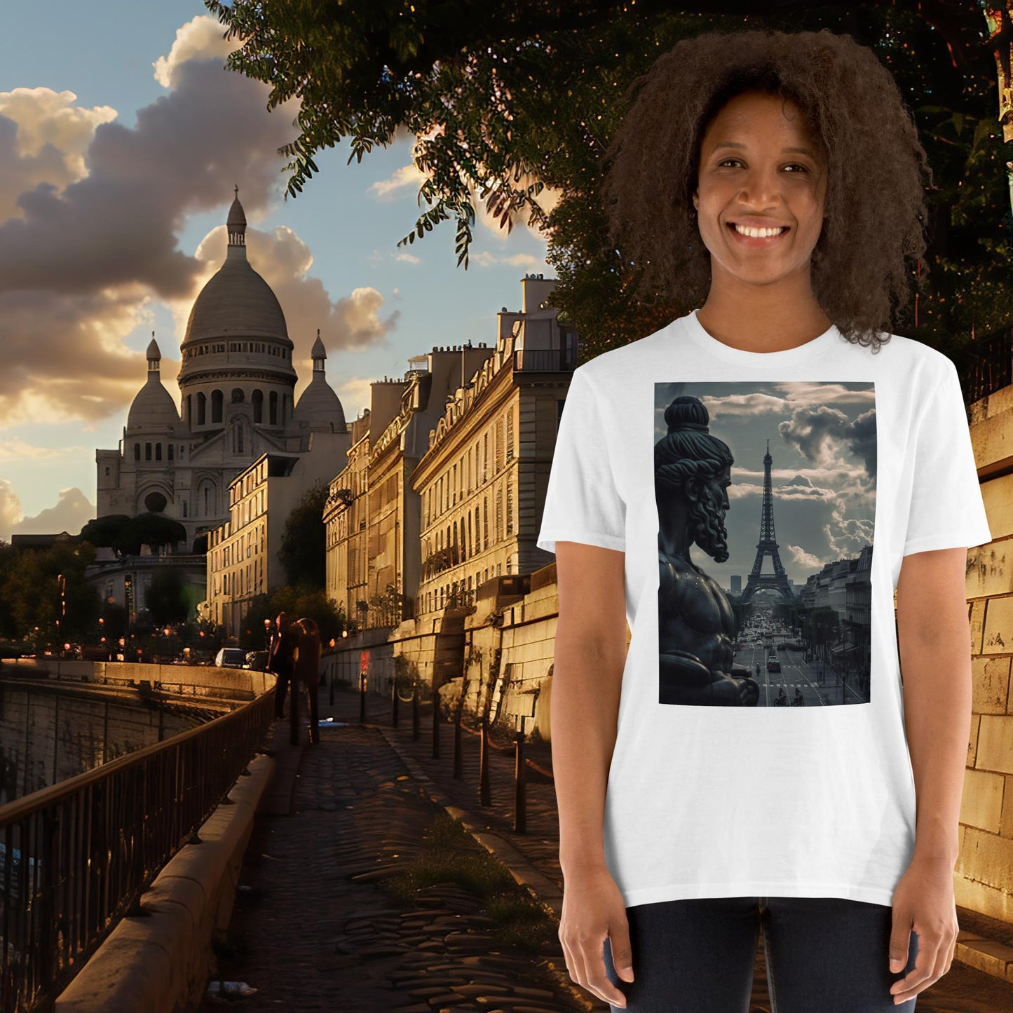 Paris Olympics Running Zeus T-Shirt